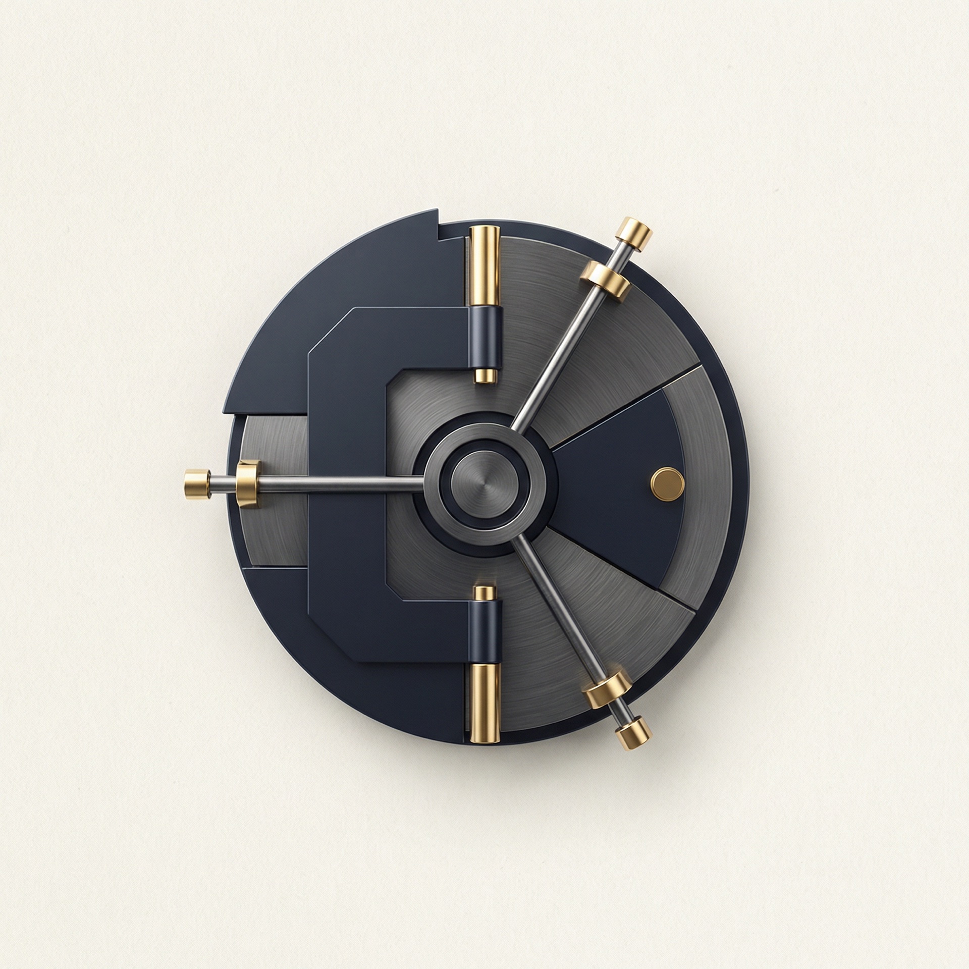 Vault door — symbol of sovereign data containment